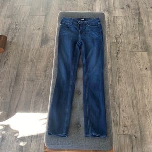 Paige dark blue high wasted size 25